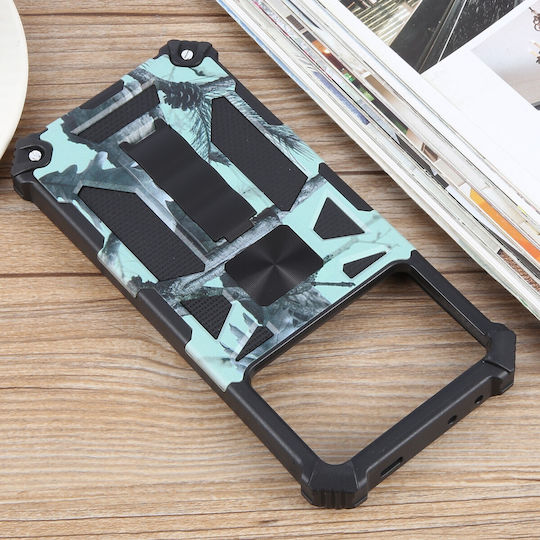 Forcell Xiaomi Poco X6 Pro 5g Camouflage Armor Θήκη Σκληρή Mint Green