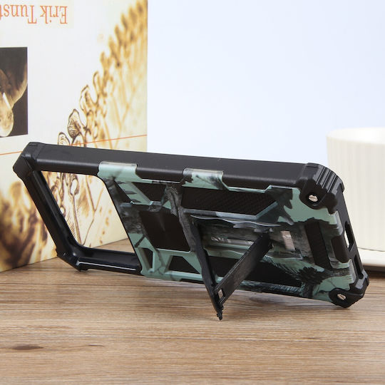 Forcell Xiaomi Poco X6 Pro 5g Camouflage Armor Θήκη Σκληρή Mint Green