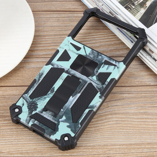 Forcell Xiaomi Poco X6 Pro 5g Camouflage Armor Θήκη Σκληρή Mint Green