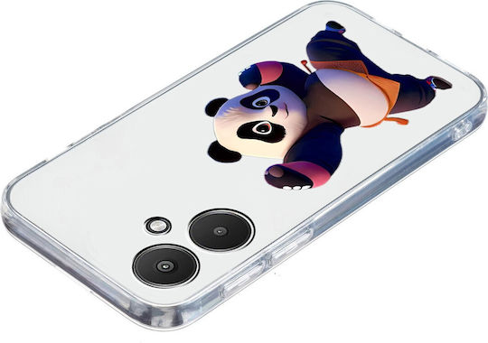 Forcell Xiaomi Poco C65 Xiaomi Redmi 13c 4g Цветен Рисунка Калъф Силиконов Прозрачен Модел