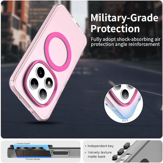 Xiaomi Redmi Note 15 Pro+ 5g Candy Hybrid Pink Silicone Case