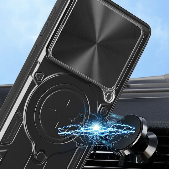 Forcell Xiaomi 14t Pro 5g Camshield Magnetic Holder Θήκη Σκληρή Black
