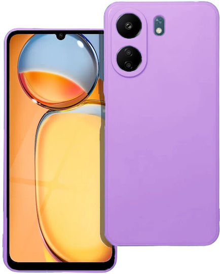 Forcell Xiaomi Poco C65 Xiaomi Redmi 13C 4G Soft Silicone Case Purple