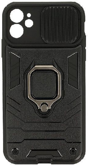Θηκη Σιλικονης Ring Lens Iphone 13 Μαυρη