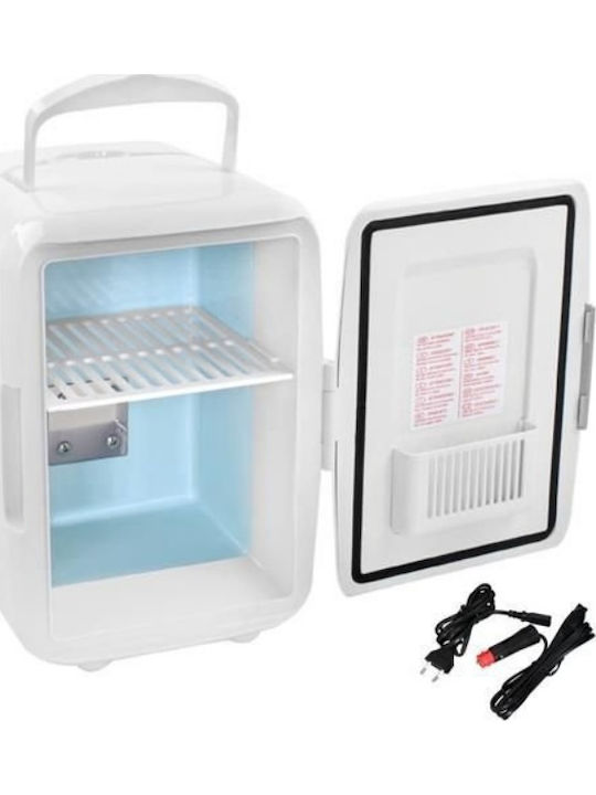 Frigider pentru cosmetice 4lt cu raft & funcție de încălzire alb 30W