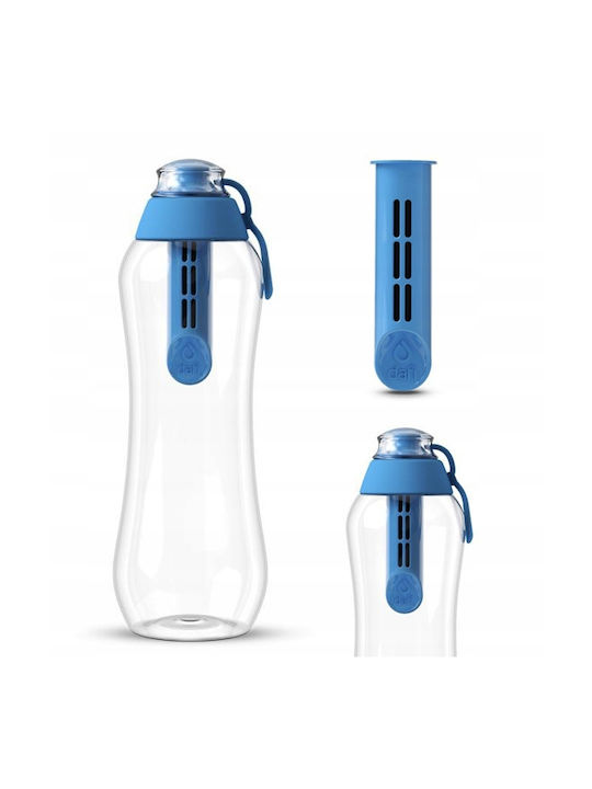 Dafi Παγούρι με Φίλτρο 500ml Μπλε