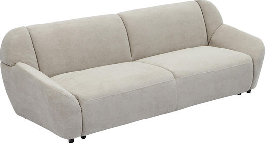 Echono Dreisitzer Sofa Beige 230x88x77cm