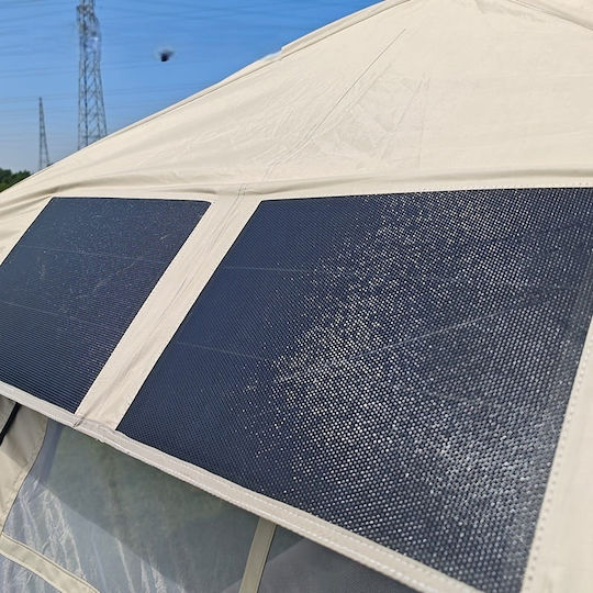Αυτόματη Σκηνή Camping Igloo Μπεζ 3 Εποχών για 3 Άτομα 200x200x140εκ.