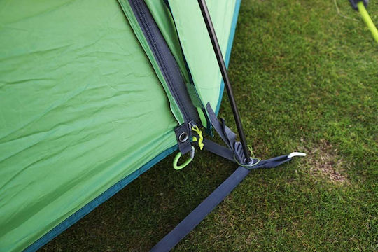 Vango Starav 200 Camping Tent Tunnel Green with Double Cloth 4 Seasons for 2 People 220x185cm