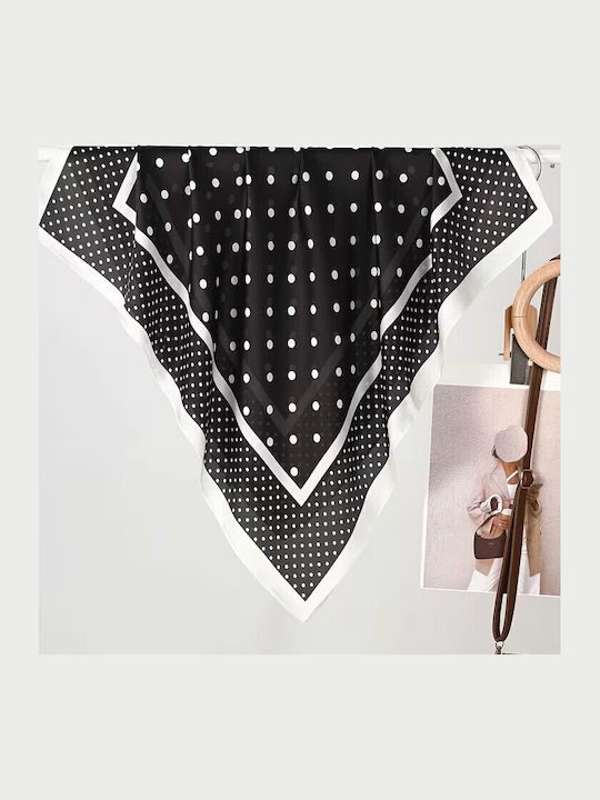 By Queen Retro Chic Elegance Seidenstola Polka Dots