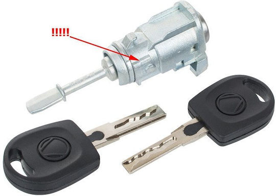 Vw Lupo 98-05 Front Left Door Lock Cylinder