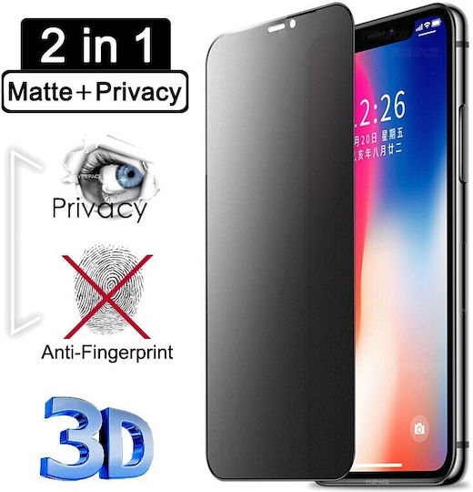 Flippy Displayschutzfolie iPhone 14 Pro Max Gehärtetes Sicherheitsglas 9h Härte Datenschutz Matt 360 Transparenz Vollständiger Schutz