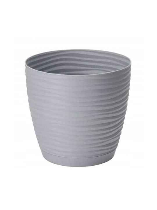 Form Plastic Pflanzgefäß Kunststoff Grau