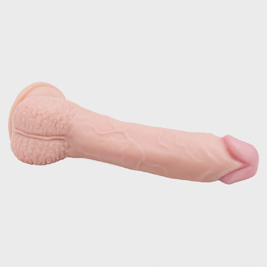 Guilty Toys Ρεαλιστικό Dildo με Όρχεις και Βεντούζα Flesh