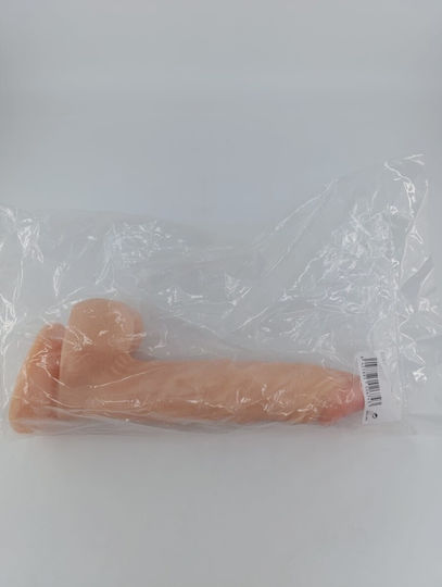 STD Realistic Dildo with Scrotum and Suction Cup Flesh