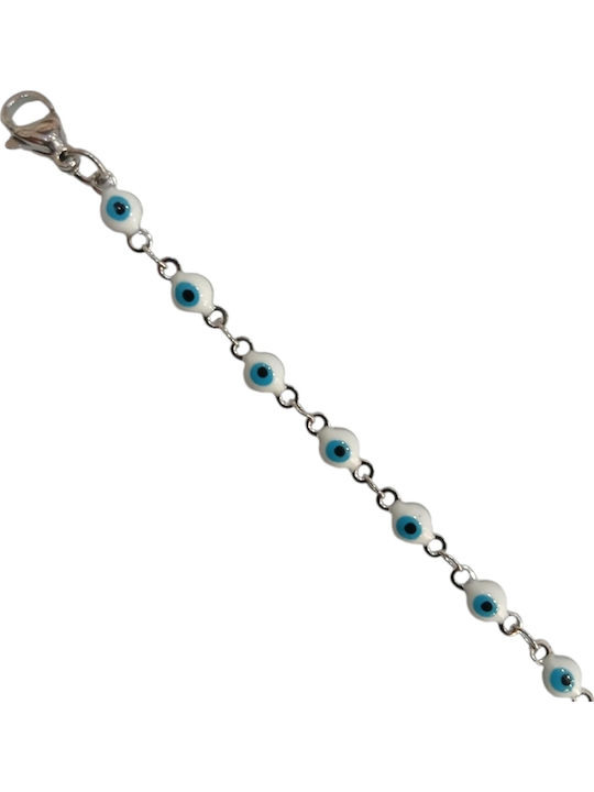 Kalliopi Silver Steel Anklet Chain 20cm HBM-5006