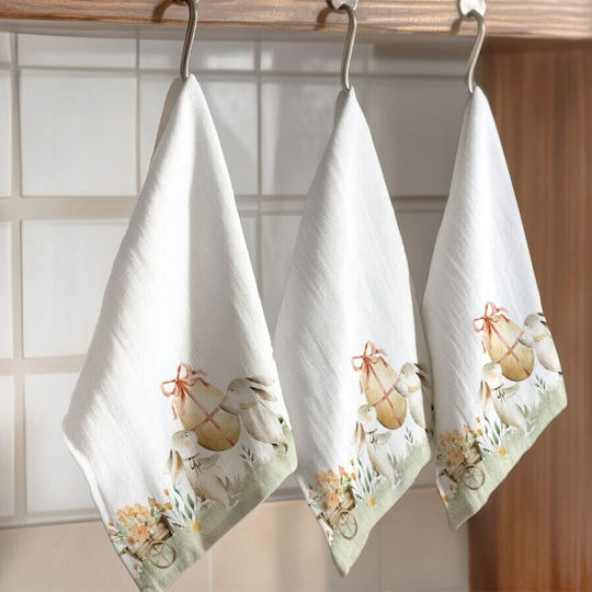 Kitchen Towel 45x65 Cm 100% Cotton Londy Spring Flowers