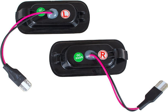 Audi A8 D3 04-09 Led Side Turn Signal Smoked Dynamic 2 Pcs Set