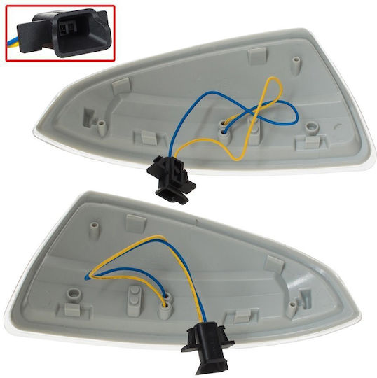 Mercedes W204 Clasa C 07-11 Semnalizator În Oglindă Stânga + Dreapta Set 2 Bucăți