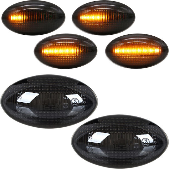 Мини R50 01-07 LED Страничен Поворотен Светлинен Дим 2 Бройки Комплект