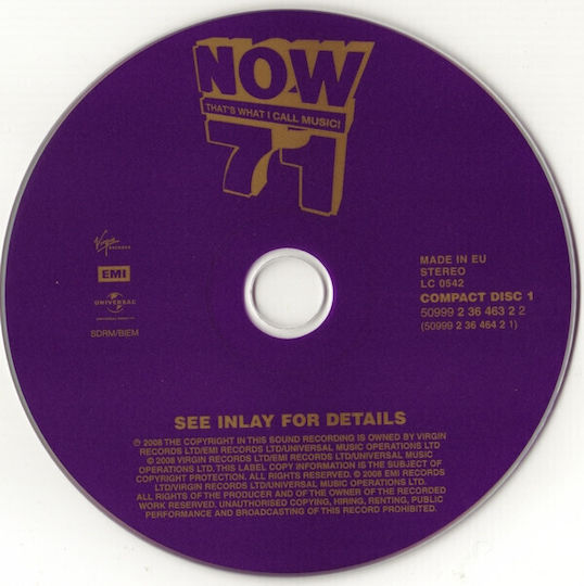- Now That's What I Call Music! 71 CD Μουσικής
