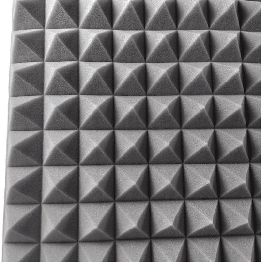 DNA Ion 20 AMR1 Audio Treatment Material 1 Piece in Pyramid Design 200cm x 100cm x 50mm in Gray Colour