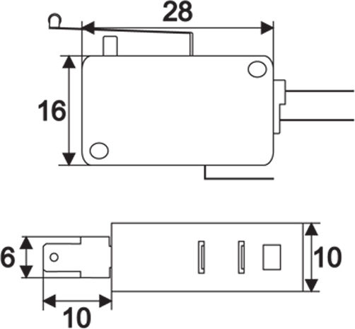 Set 5 Kw3a SPDT On On 250V 16A Mikro-Schalter 3 Pins 5 Stück