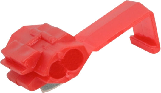 Set 20 Quick Connectors Cables 0.65–1 Mm Cable Joining Connector Red