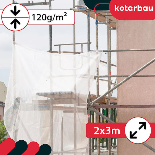 Kotarbau Водоустойчив Покривка 120гр/м² 3x2м Тип Светлина Прозрачен