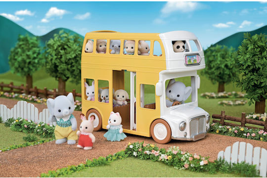 Epoch Toys Double Bus Sylvanian Families For 3+ Years 19cm
