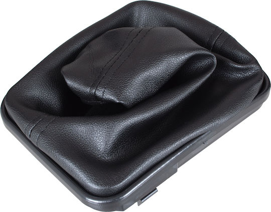 Fiat Punto 08-13 Schicht-Stiefel Schwarz + Schwarzer Rahmen