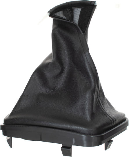 Fiat Punto 08-13 Schicht-Stiefel Schwarz + Schwarzer Rahmen