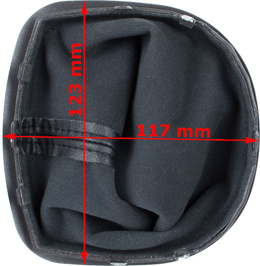 Renault Clio III 05-12 Schicht-Stiefel Schwarz + Silberrahmen