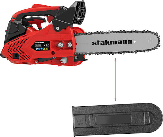 Stakmann Αλυσοπρίονο Βενζίνης 25.4cc 3.5kg με Λάμα 30cm και Easy Start