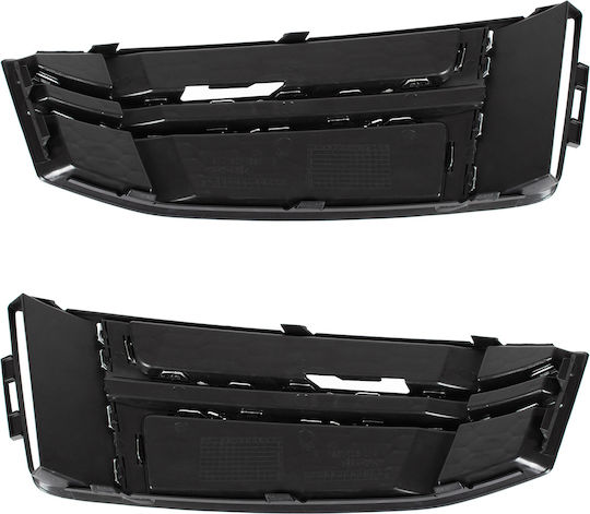 Audi A4 B9 S-line 15-19 Front Bumper Grille Left + Right 2 Pcs Set