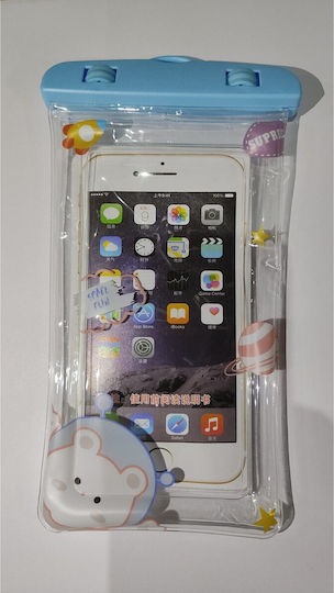 Flippy Fruity Waterproof Underwater Case Snowproof Universal Waterproof Lanyard Phone Documents Model 1 Light Blue