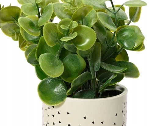 Green Plant In A Pot Artificial Decorative 16x8 Cm