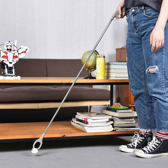 Clești De Colectare Deșeuri Flippy Metal Plastic 96 5 Cm Fără Mâini Murdare Gri