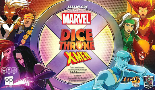 Lucky Duck Games Marvel Würfel Throne Spiel Iceman Psylocke Storm Wolverine Basis