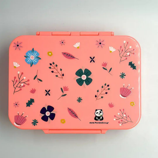Pandaboo Plastic Kids' Food Container Unicorns 0.85 Litre