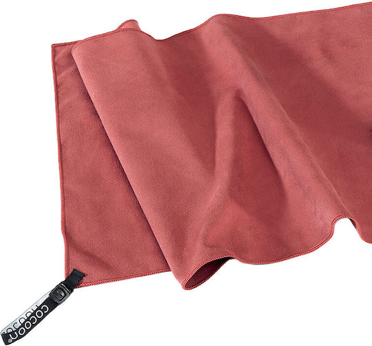 Cocoon Πετσέτα Microfiber Προσώπου 95gr/m² Κόκκινη 90x50εκ.