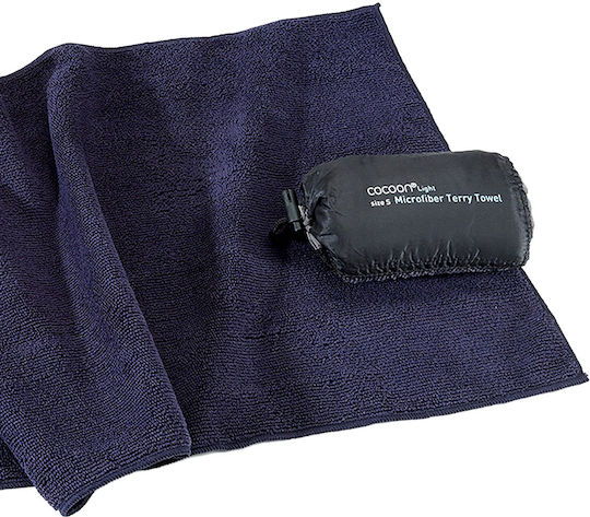 Cocoon Microfiber Face Towel 60gr/m² Blue 60x30cm