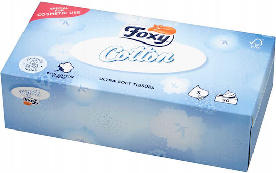 Foxy 12 Boxes Tissues (90pcs/Box)
