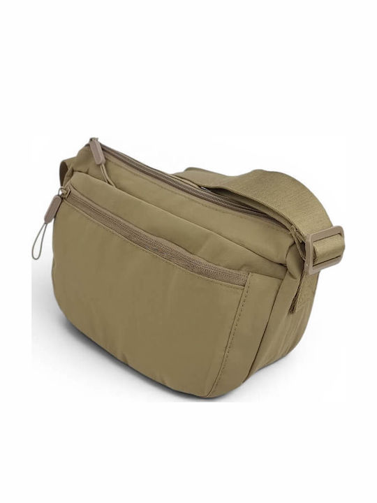 Fabric Women's Crossbody Bag Brown