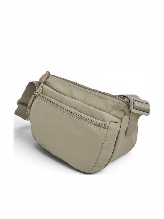 Fabric Women's Crossbody Bag Beige