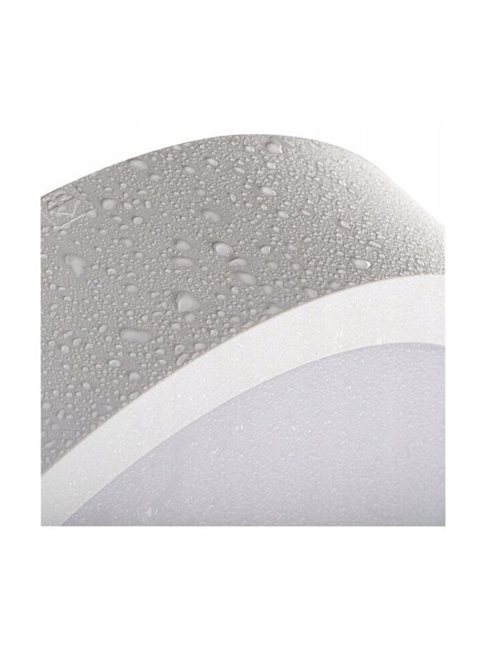 Led Ceiling Light Daber 8-13w Cct W Ø25 Max 1510lm Neutral Warm Color Ip66 Ik10 Ii Class White Pzh 5 Years Warranty 39020
