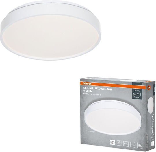 Vtac Ceiling Lamp Led Ceiling Luxo Sen 18w 1980lm 4000k 840 Ip20 Wt White 3 Years Warranty 4099854650239