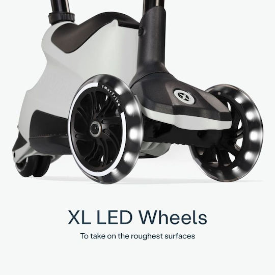 SmarTrike Kids Scooter Foldable Xtend Ride-on 3-Wheel for 12+ Years Gray 2401306