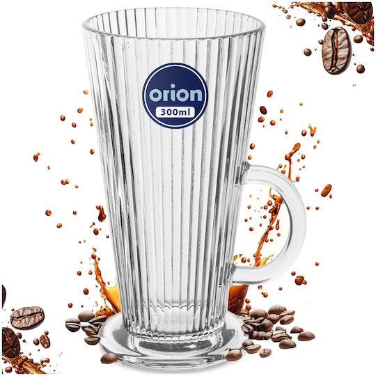 Orion Ποτήρι Καφέ/Freddo από Γυαλί 300ml