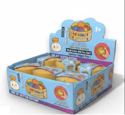 Taba World Glitter Squishy Dumpling Αφρώδες (Διάφορα Σχέδια) 1τμχ